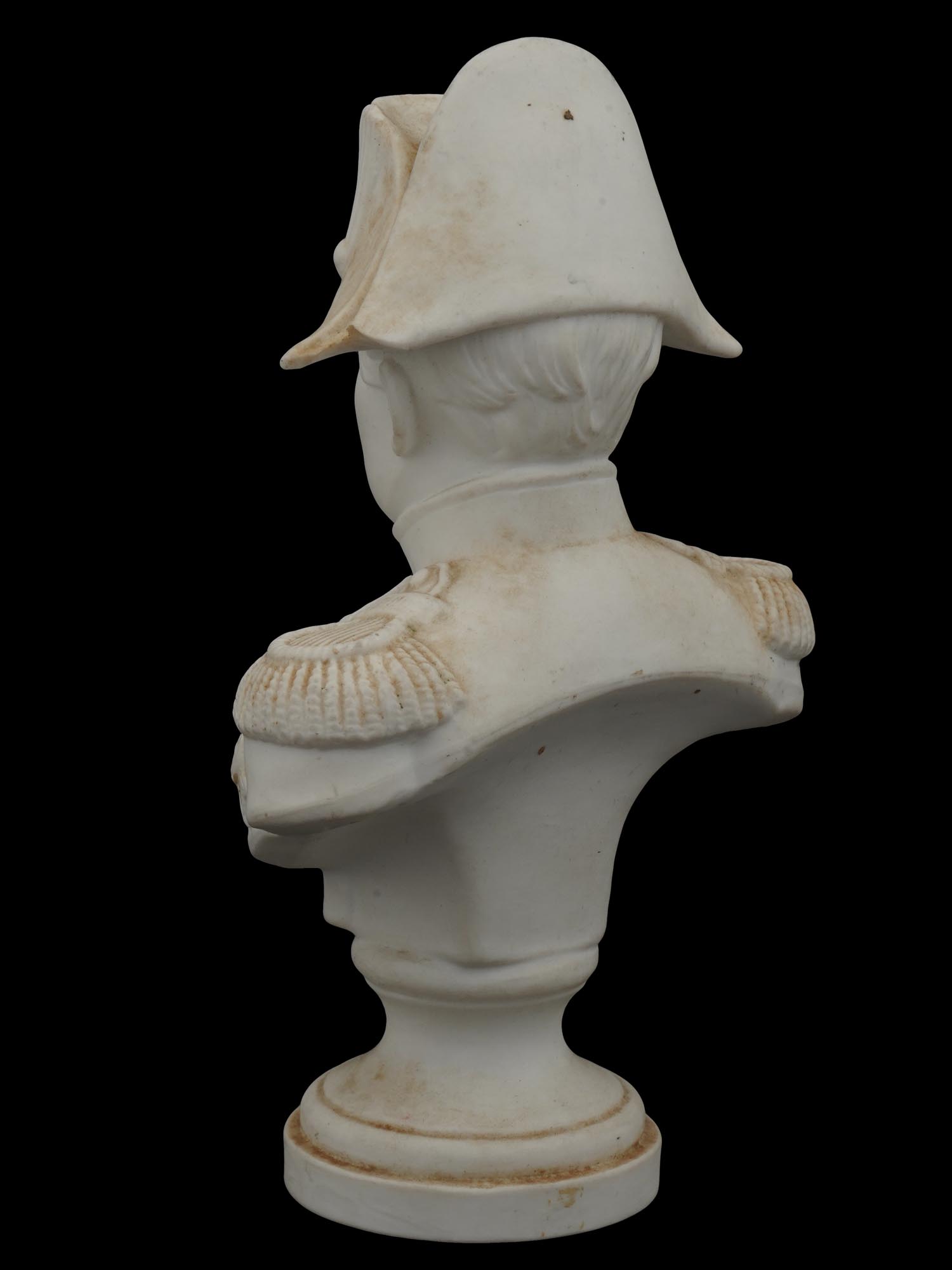 FRENCH BISQUE PORCELAIN PORTRAIT BUST OF NAPOLEON PIC-3